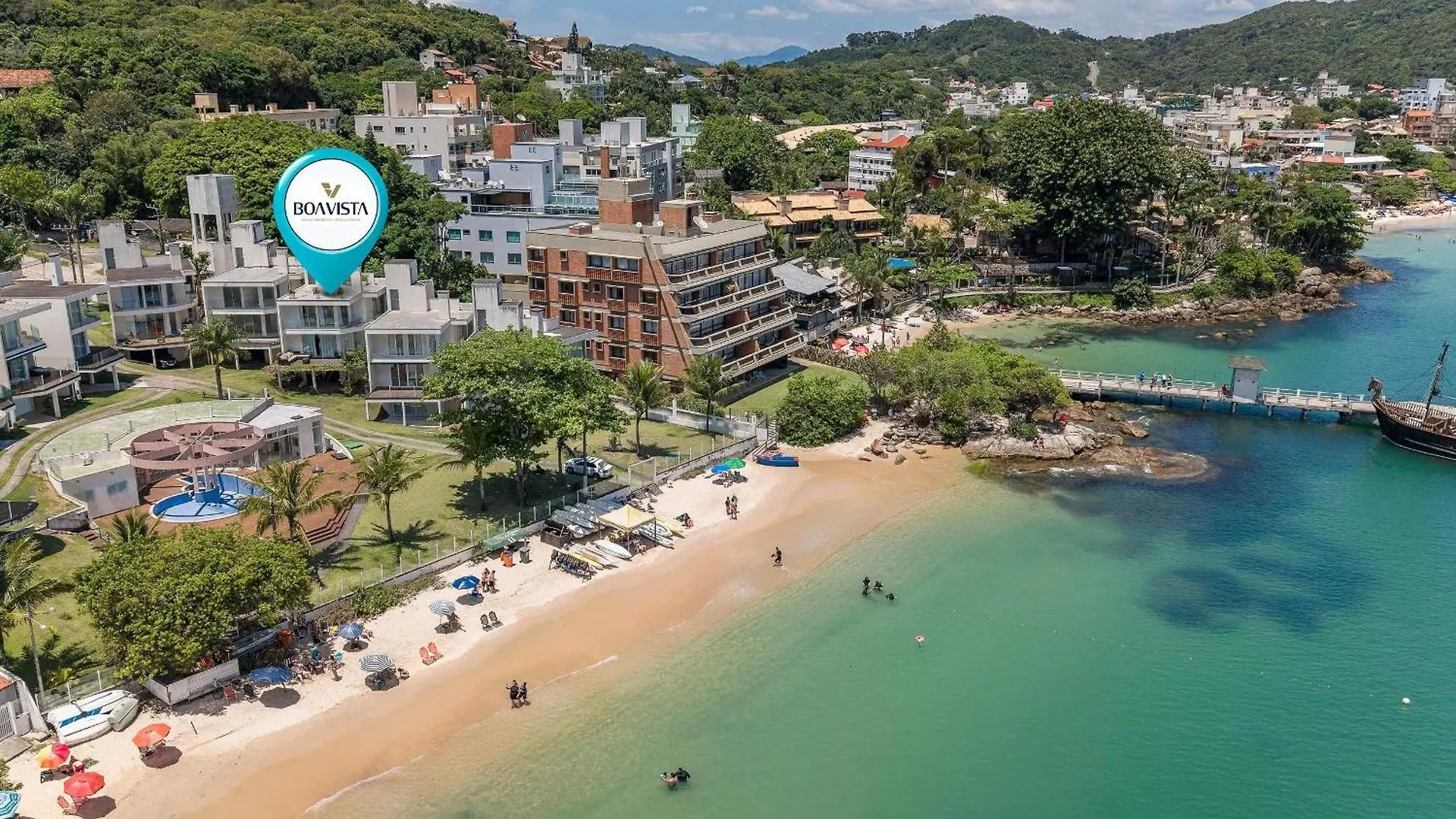 Hébergement de vacances Casa Com 4 Suites Sendo Vista Mar Bombinhas
